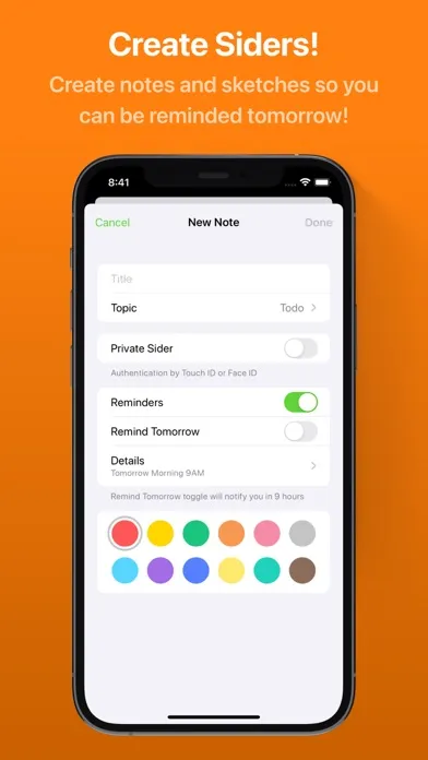 Sider - Todos for Tomorrow应用截图
