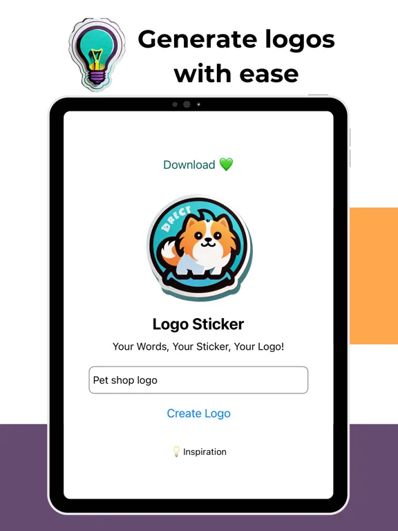 Скриншоты Create Sticker Logo - AI maker iPad 