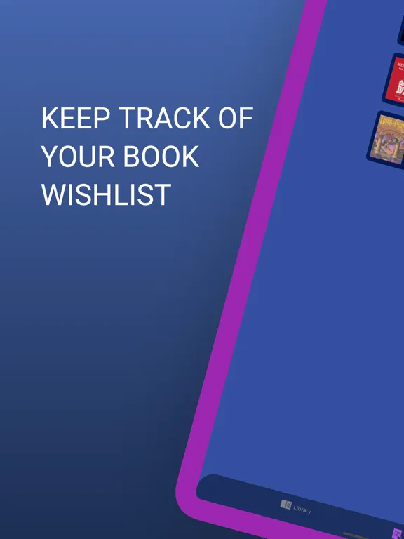Capturas de tela do Booklyst-Library Manager iPad 