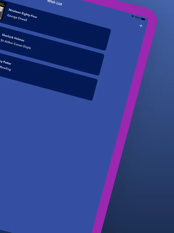 Capturas de tela do Booklyst-Library Manager iPad 