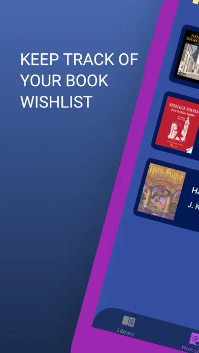 Capturas de tela do Booklyst-Library Manager