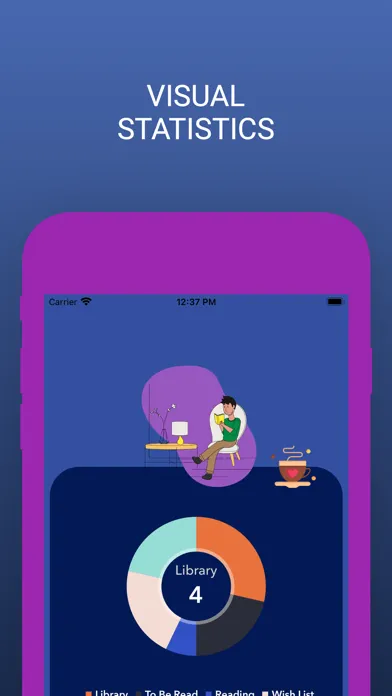 Capturas de tela do Booklyst-Library Manager