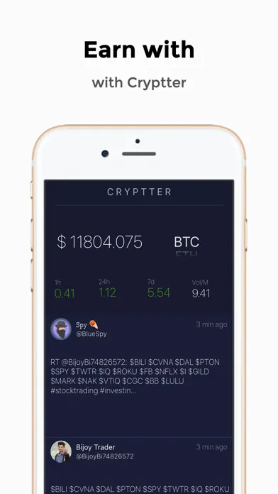 Zrzuty ekranu Cryptter