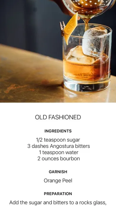 Captures d'écran de Negroni - Cocktail Recipes