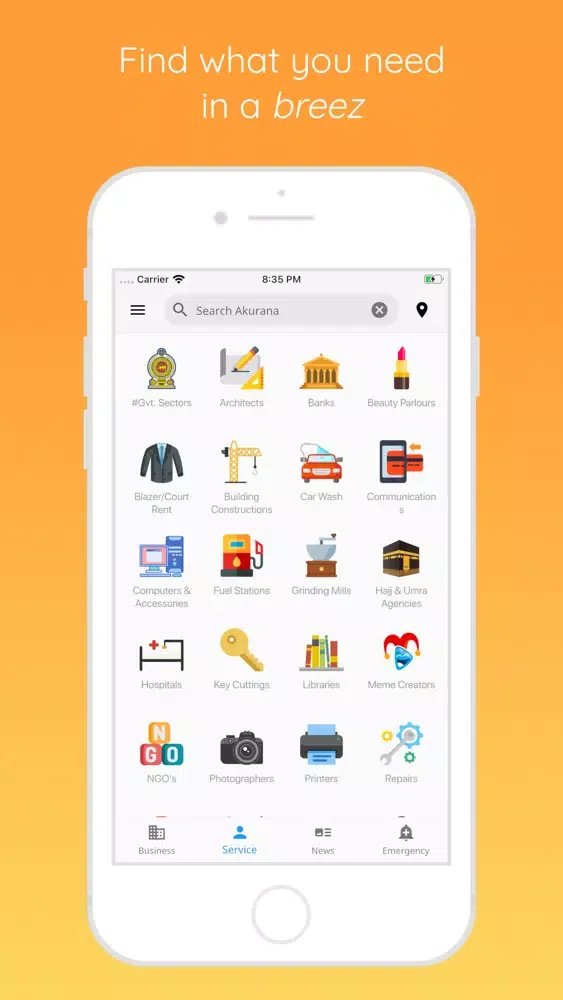 Capturas de pantalla de BizLog