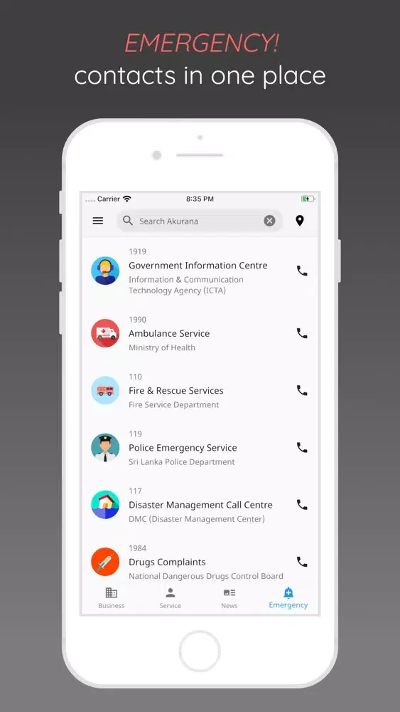 Capturas de pantalla de BizLog