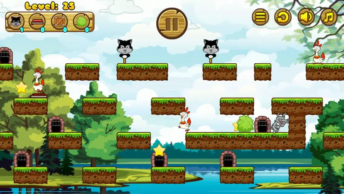 Tangkapan skrin Funny Chicken Escape HD