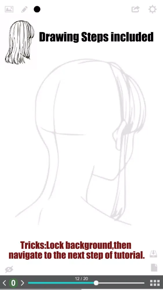Ảnh chụp màn hình của Comic Sketch : Drawing Hair