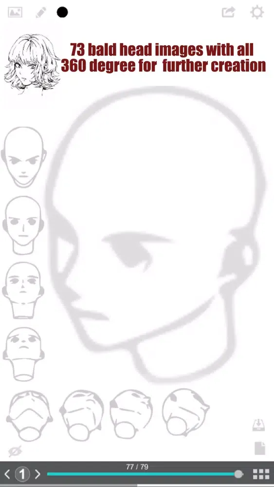 Ảnh chụp màn hình của Comic Sketch : Drawing Hair