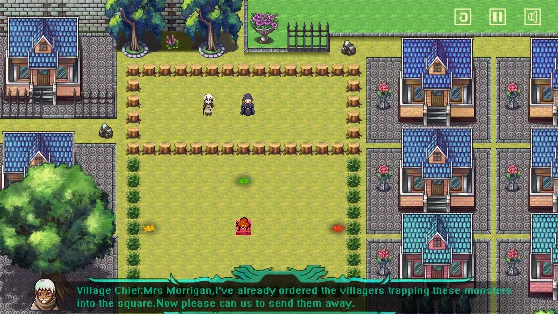 Monster Town - solving the trouble of this pixelvillage سکرین شاٹس