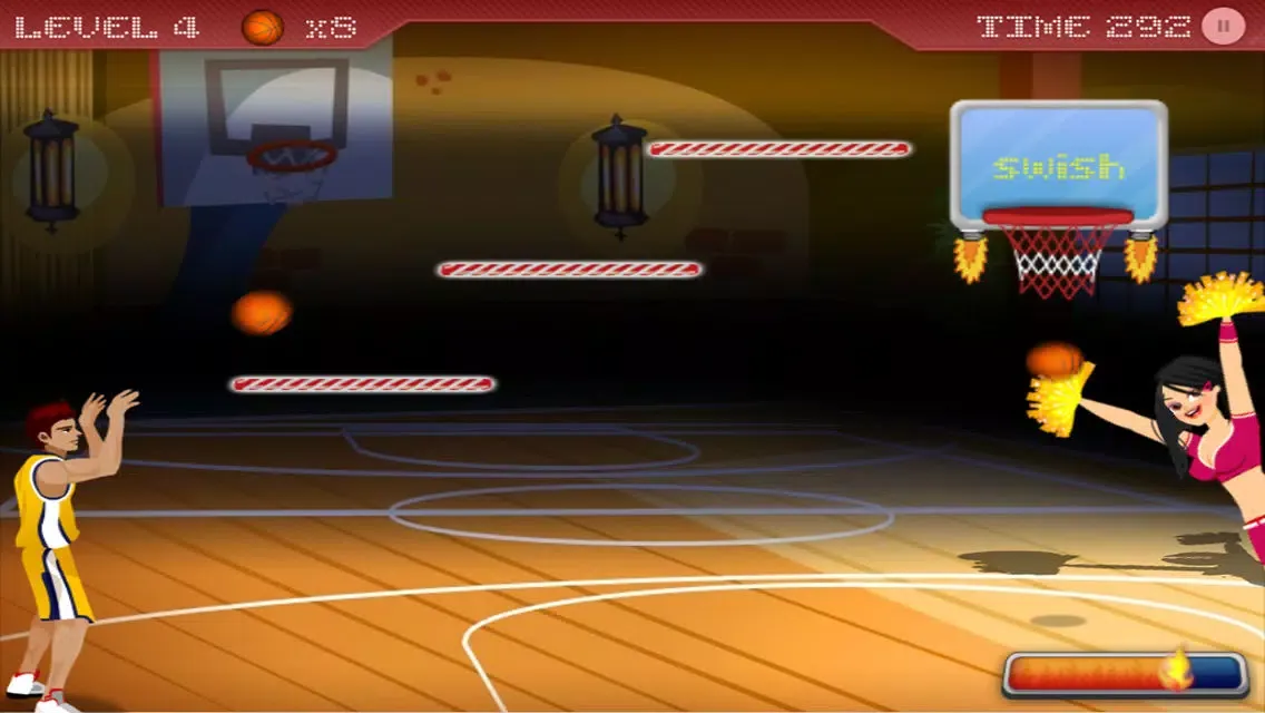 Capturas de tela do Obstacle Basket - Real Basketball Free Throw Coach