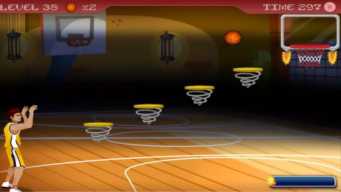 Capturas de tela do Obstacle Basket - Real Basketball Free Throw Coach