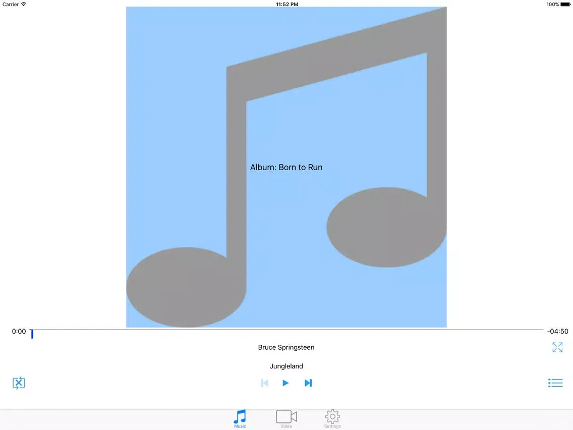 ActiveMusic iPad 应用截图