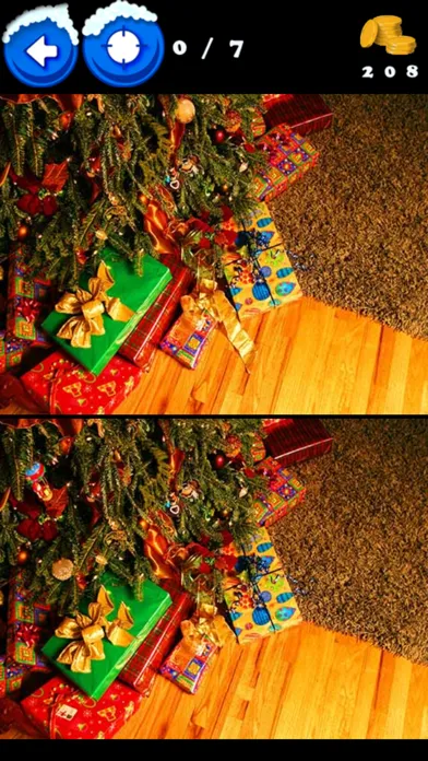 Ảnh chụp màn hình của Find the differences Christmas