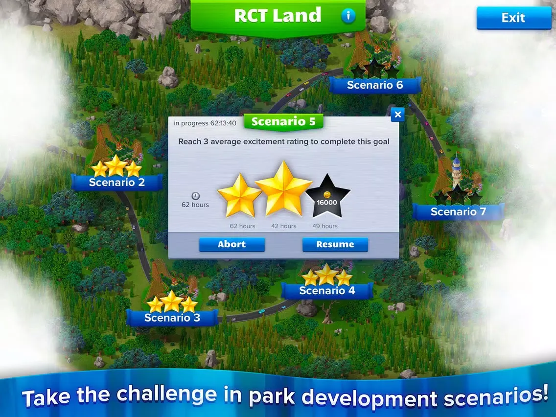 Скриншоты RollerCoaster Tycoon® 4Mobile™ iPad 