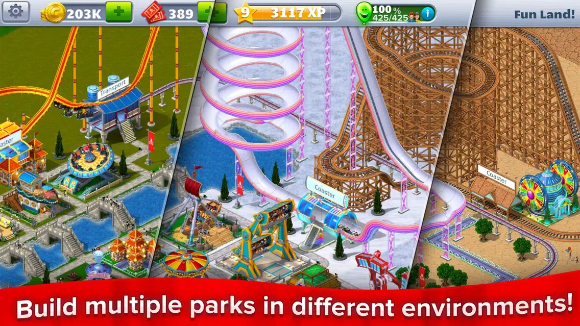 Скриншоты RollerCoaster Tycoon® 4Mobile™