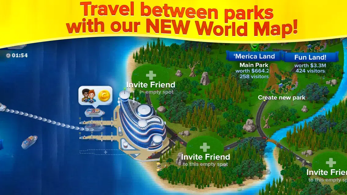 Скриншоты RollerCoaster Tycoon® 4Mobile™