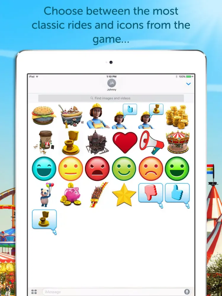 Captures d'écran de RCT Touch Stickers iPad 