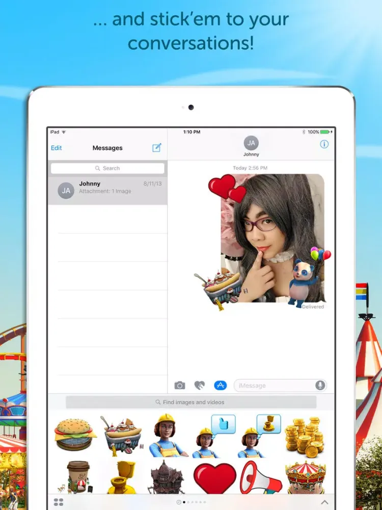 Captures d'écran de RCT Touch Stickers iPad 