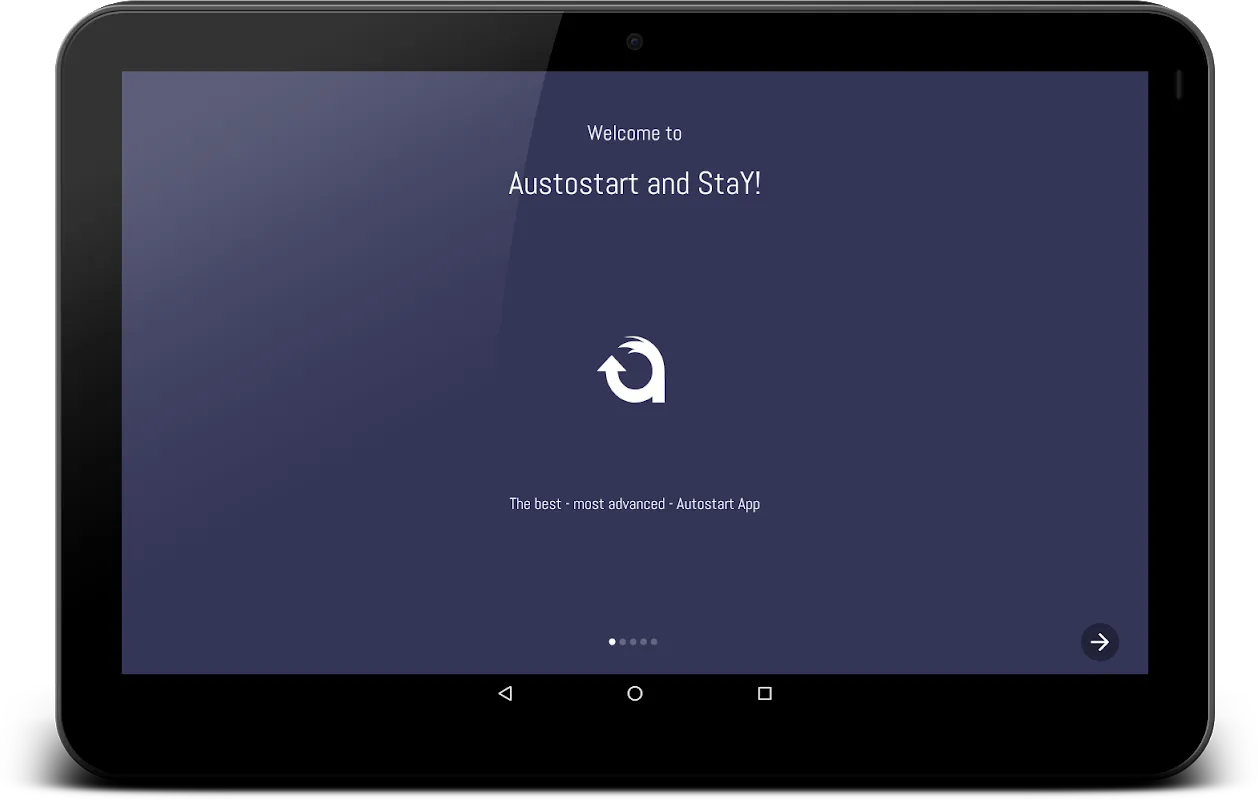 Capturas de tela do Autostart and StaY!