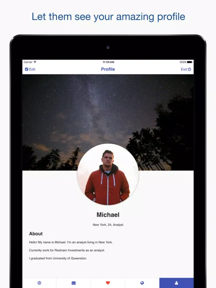 ภาพหน้าจอของ Xclusive iPad 