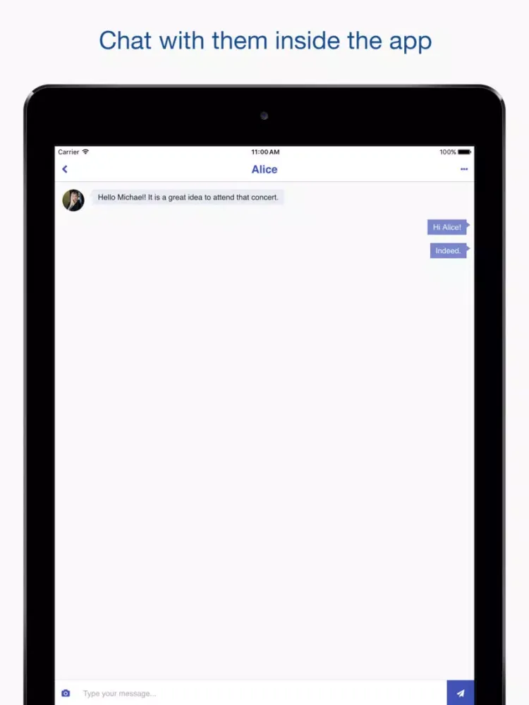 ภาพหน้าจอของ Xclusive iPad 