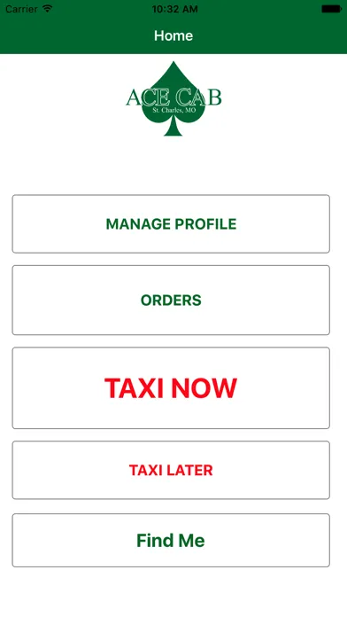 Ảnh chụp màn hình của ACE CAB