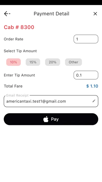 Ảnh chụp màn hình của American Taxi Dispatch