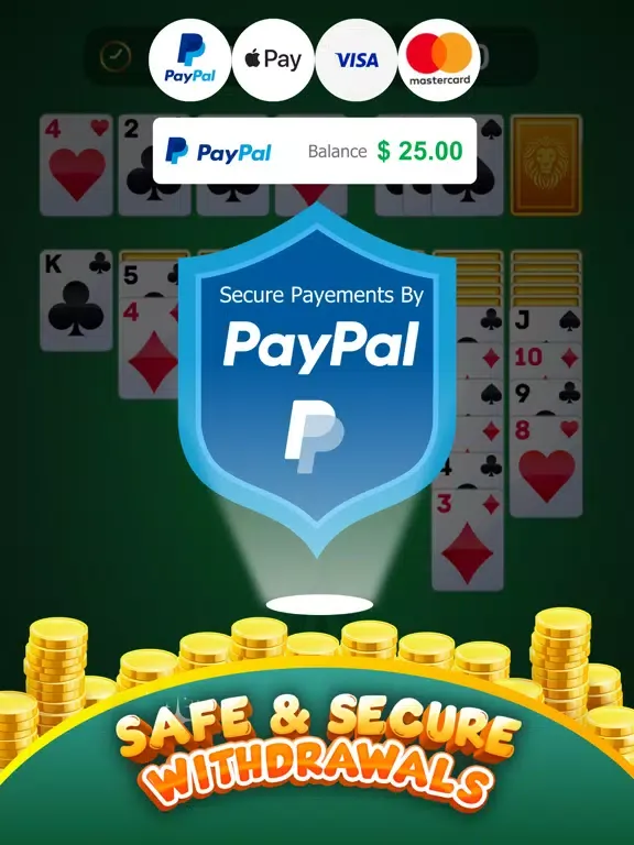 Capturas de pantalla de Solitaire Win Real Cash Skillz iPad 