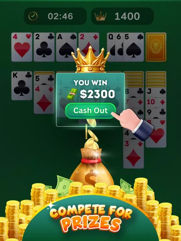 Capturas de pantalla de Solitaire Win Real Cash Skillz iPad 