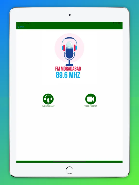 Screenshot di FM Moradabad 89.6 MHz iPad 