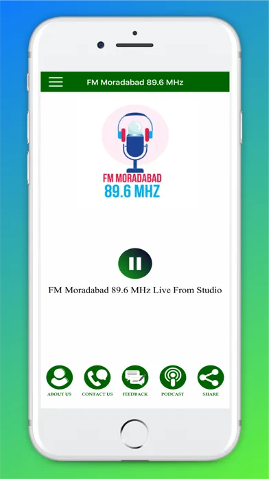 Screenshot di FM Moradabad 89.6 MHz