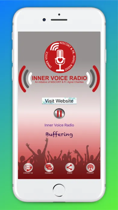 Tangkapan skrin Inner Voice Radio