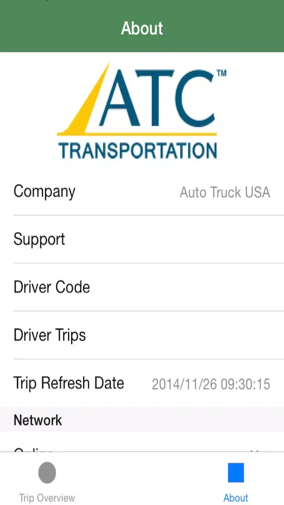 Captures d'écran de ATC Driver Trips