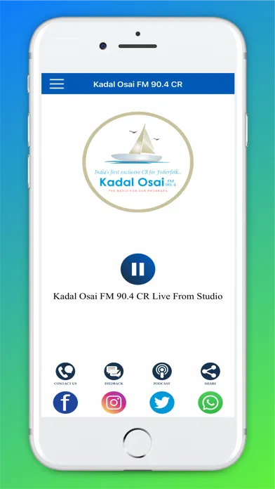 Kadal Osai FM 90.4 CR Screenshots