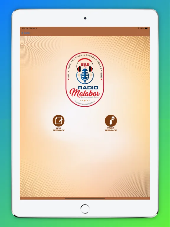 Скриншоты Radio Malabar 89.6 FM iPad 