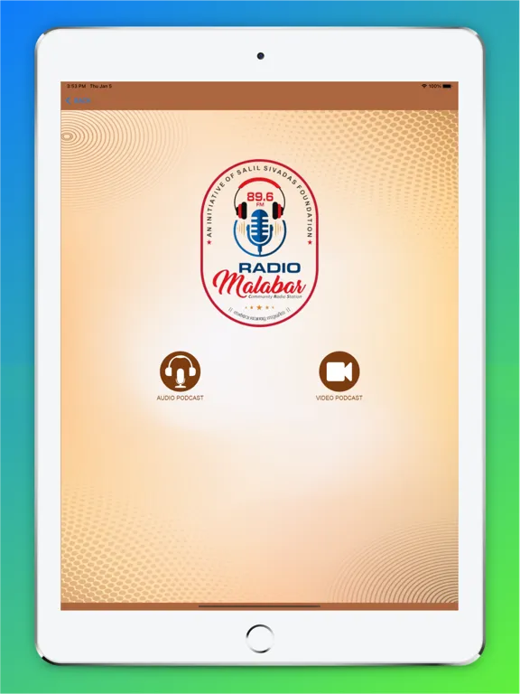 Скриншоты Radio Malabar 89.6 FM iPad 