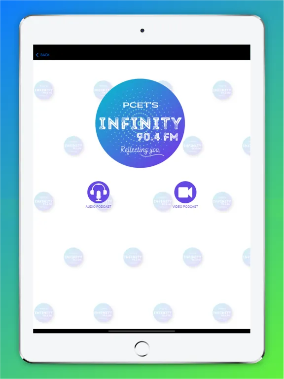 PCET’S INFINITY 90.4 FM iPad 应用截图