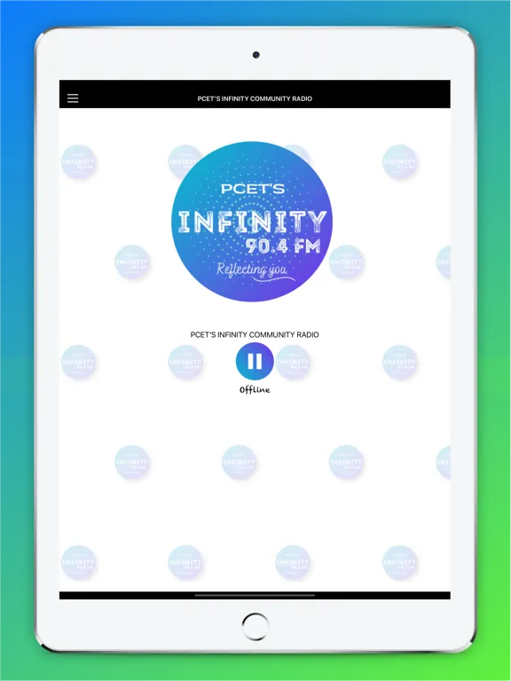 PCET’S INFINITY 90.4 FM iPad 应用截图