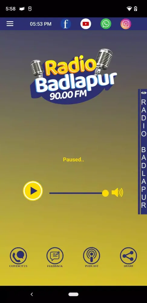 RADIO BADLAPUR 90.00 FM Screenshots