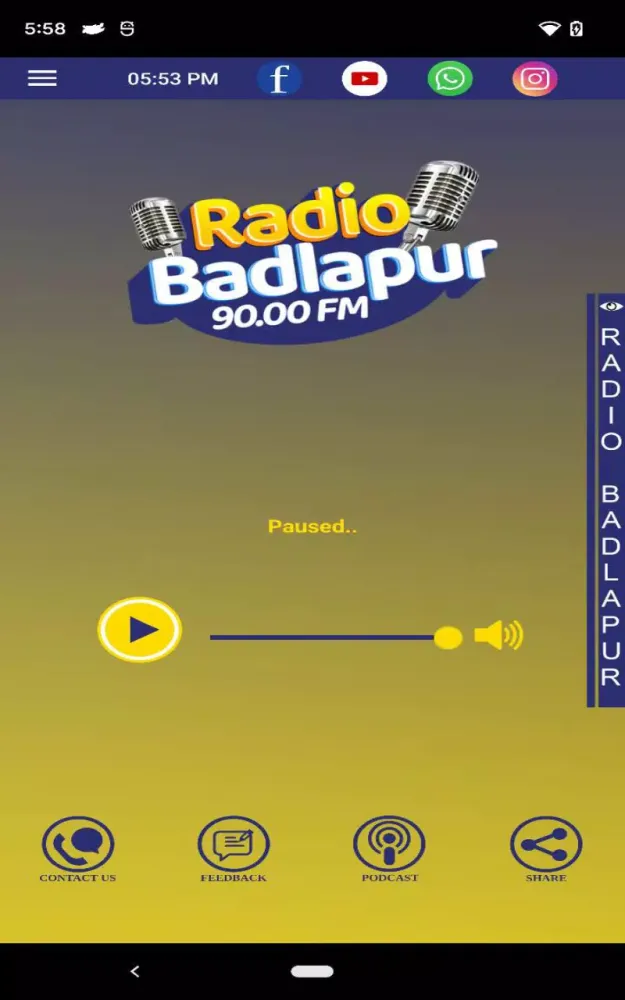 RADIO BADLAPUR 90.00 FM Screenshots