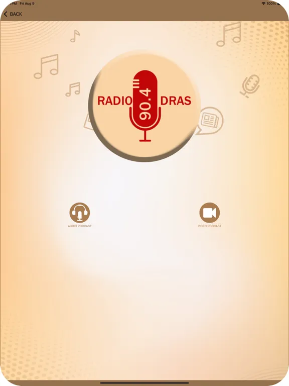Radio Dras 90.4 FM iPad  स्क्रीनशॉट