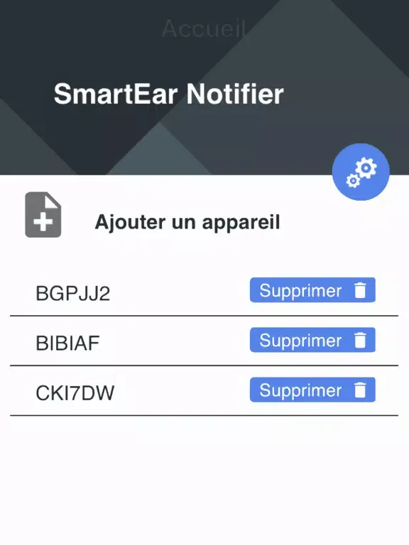 SmartEar Notifier iPad 應用截圖