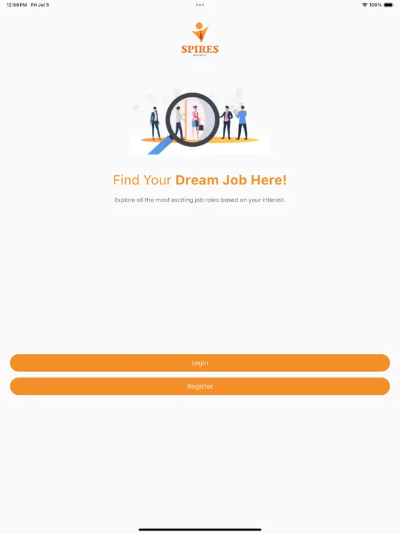 Spires Recruit iPad  スクリーンショット