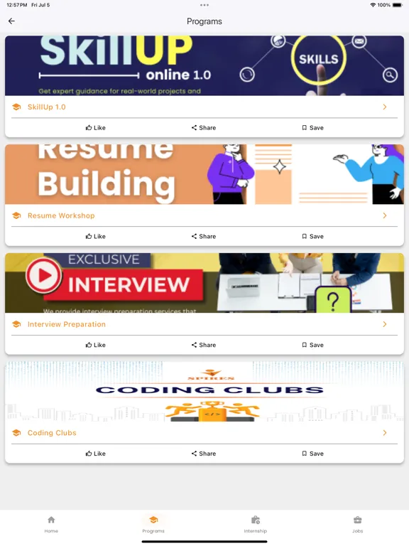 Spires Recruit iPad  スクリーンショット