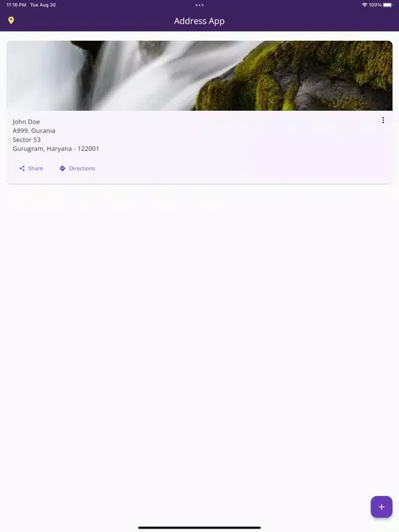 Screenshot di Address App - Easy sharing iPad 