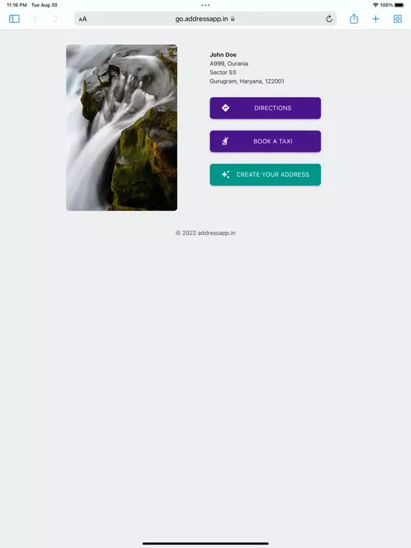 Screenshot di Address App - Easy sharing iPad 