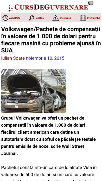 Curs de Guvernare Screenshots