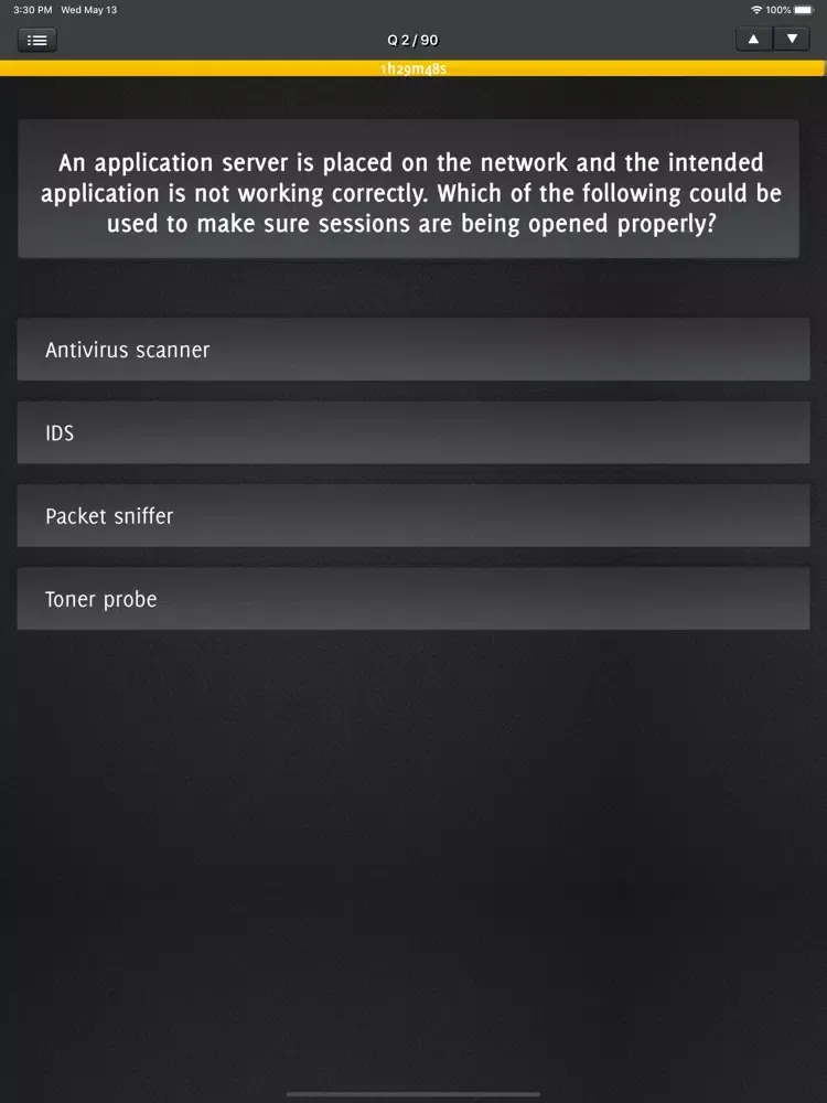 CompTIA Network N10-007 Exam iPad 应用截图