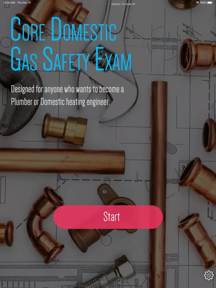 Capturas de pantalla de ACS Domestic Gas Safety CCN1 . iPad 